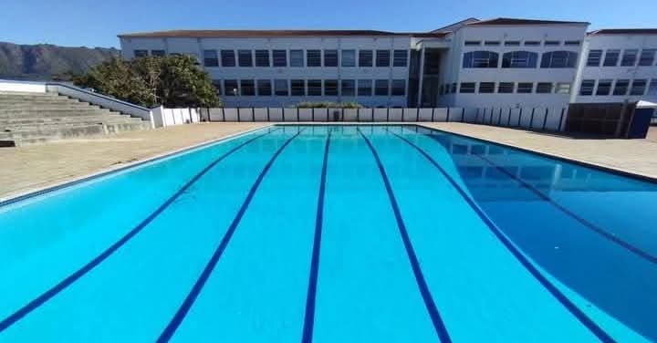 Completed swimming pool